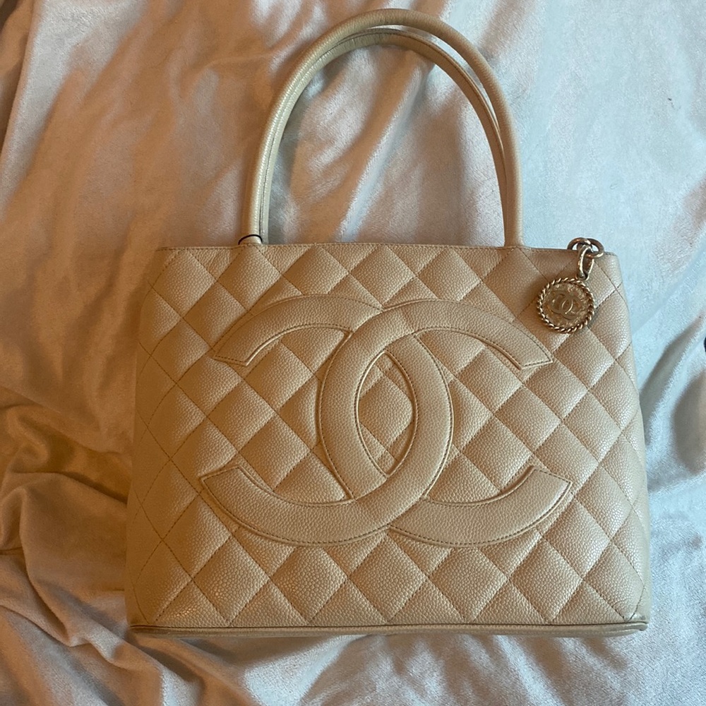 Authentic Chanel CC Medallion Tote